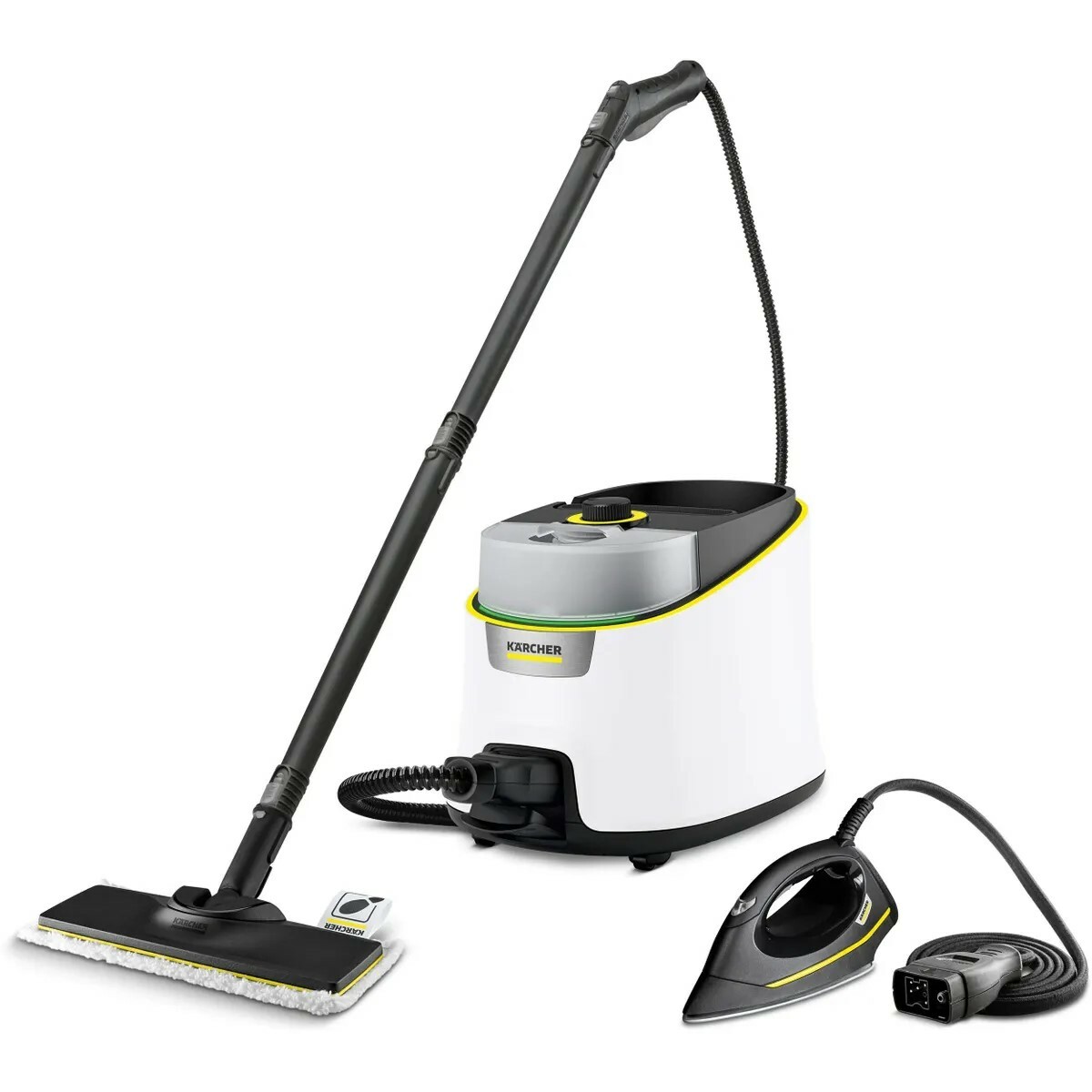 Пароочиститель напольный Karcher SC 4 Deluxe Iron EasyFix, белый