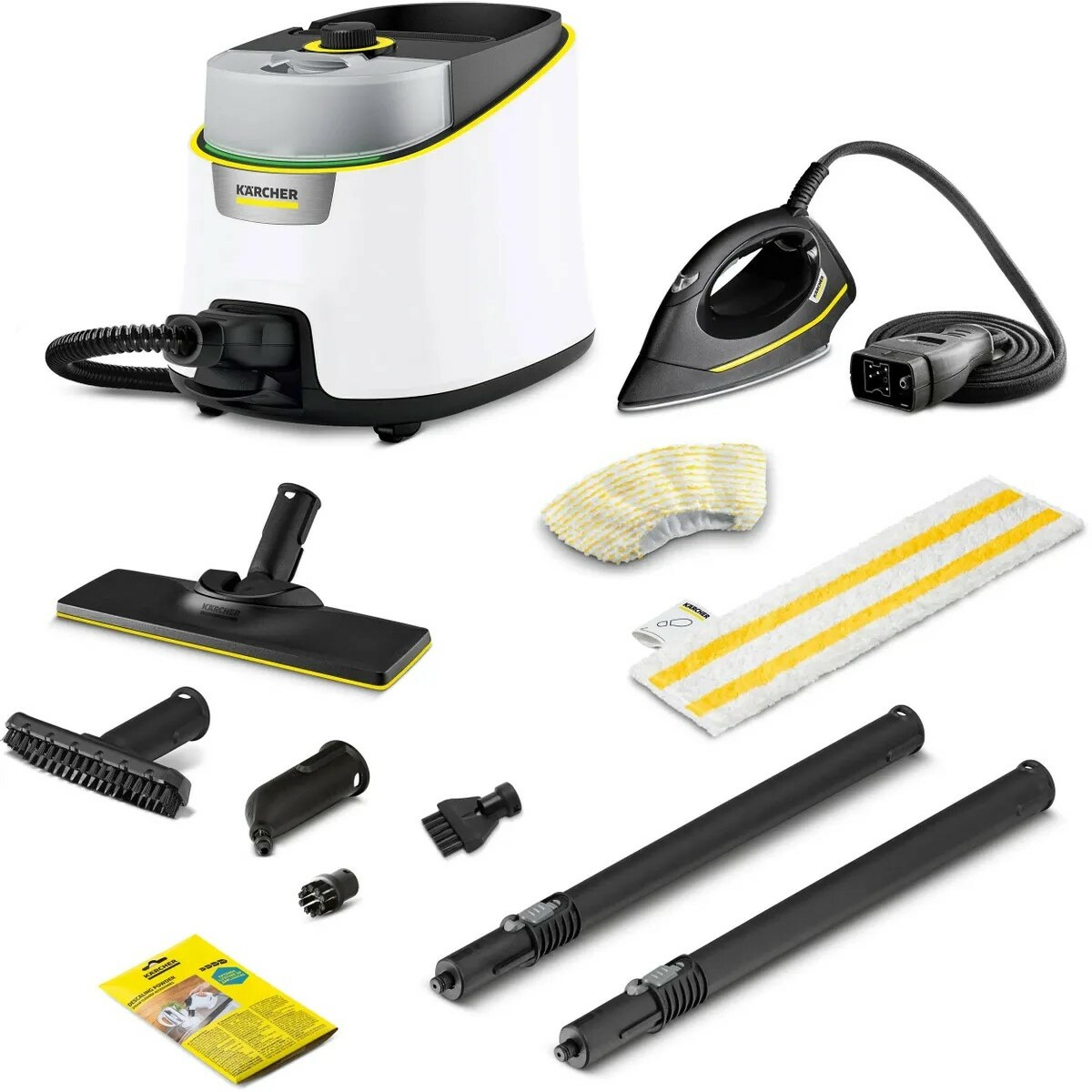Пароочиститель напольный Karcher SC 4 Deluxe Iron EasyFix, белый