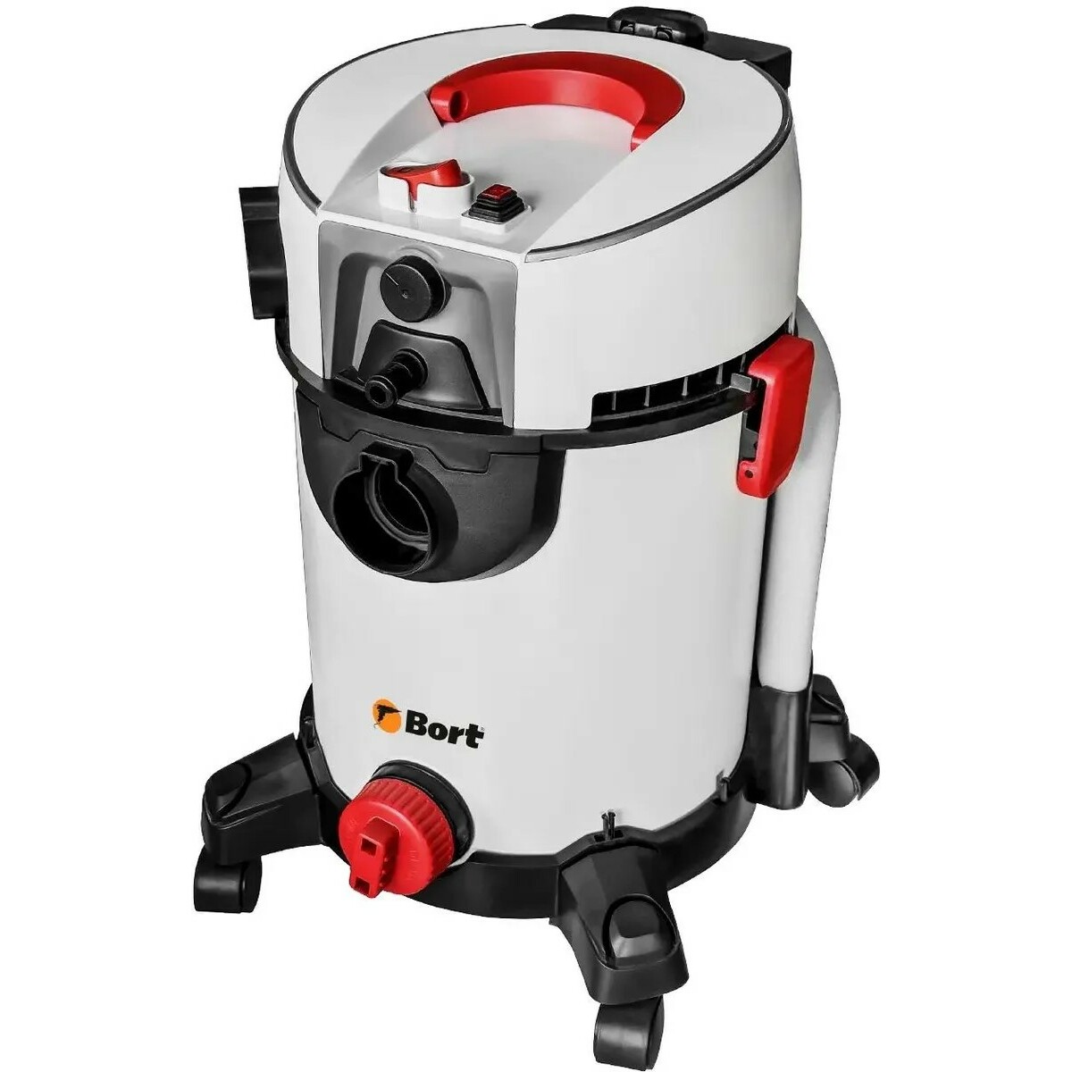 Строительный пылесос Bort BAX-500E, белый
