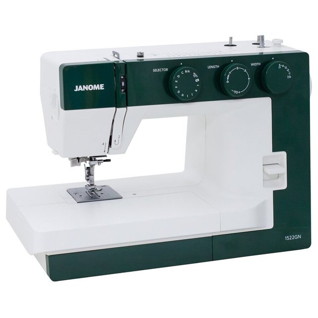 Швейная машина Janome 1522 GN (Цвет: White / Green)