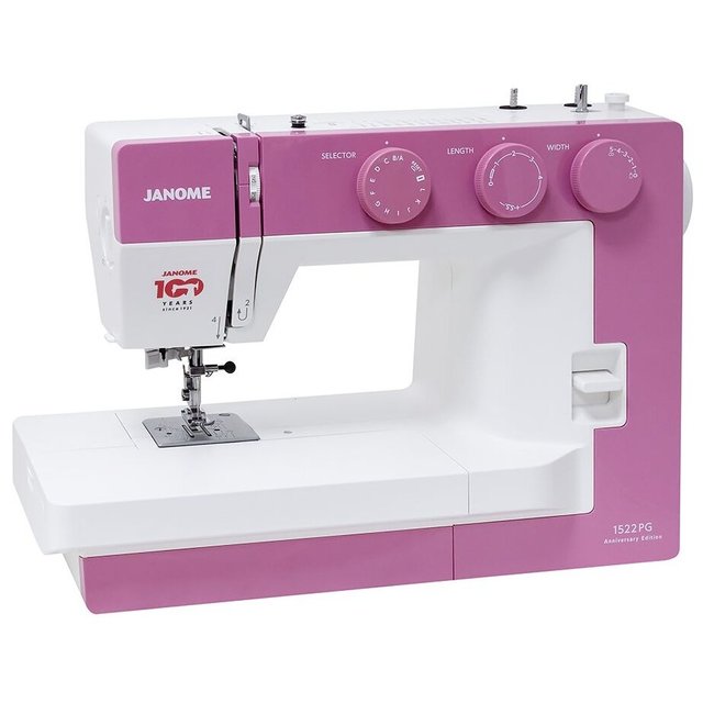 Швейная машина Janome 1522 PG (Цвет: White / Pink)