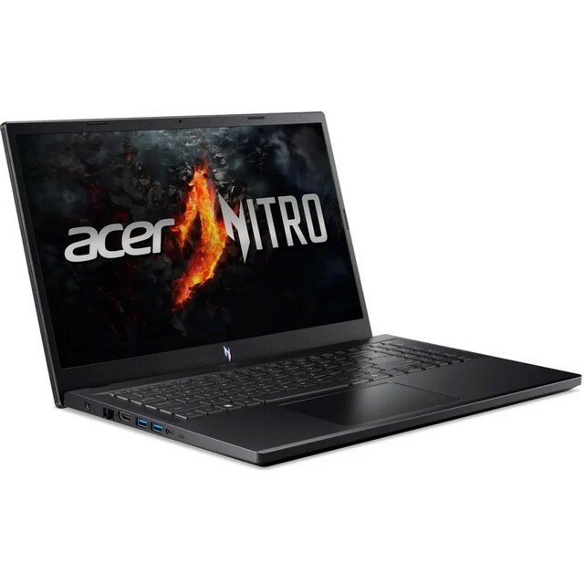 Ноутбук Acer Nitro V 15 ANV15-41-R9QM (Ryzen 5 6600H/16Gb DDR5/SSD512Gb/NVIDIA GeForce RTX 2050 4Gb/15.6 /noOS/black) (NH.QSJER.003)