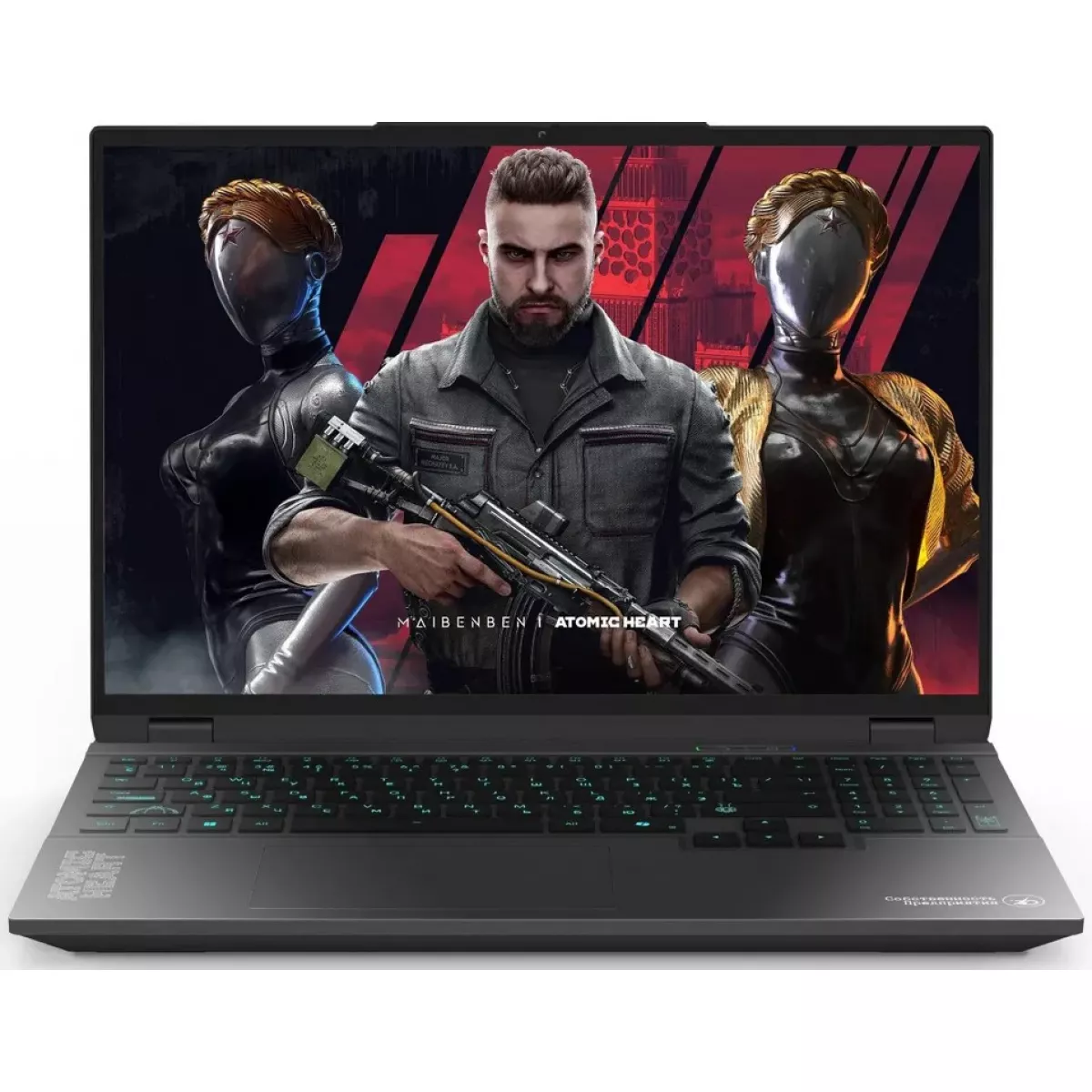 Ноутбук Maibenben X16B-R98956 (Ryzen 9 8940HX 2.4Ghz/16Gb DDR5/SSD1Tb/NVIDIA GeForce RTX 5060 8Gb/16 /Windows 11 Home/black) (X16B-R98956GQSHBRE3)
