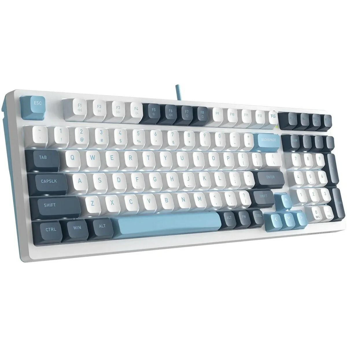 Клавиатура A4Tech Fstyler FS300 механическая (Цвет: White/Blue)