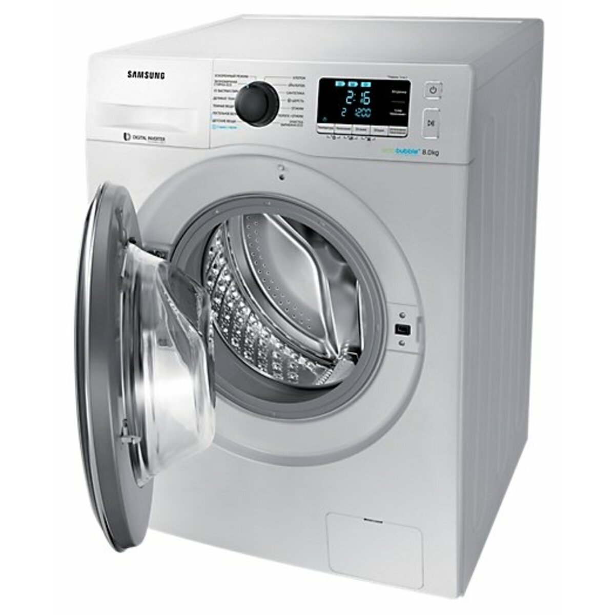 Стиральная машина Samsung WW80K62E07S / DLP (Цвет: Silver)