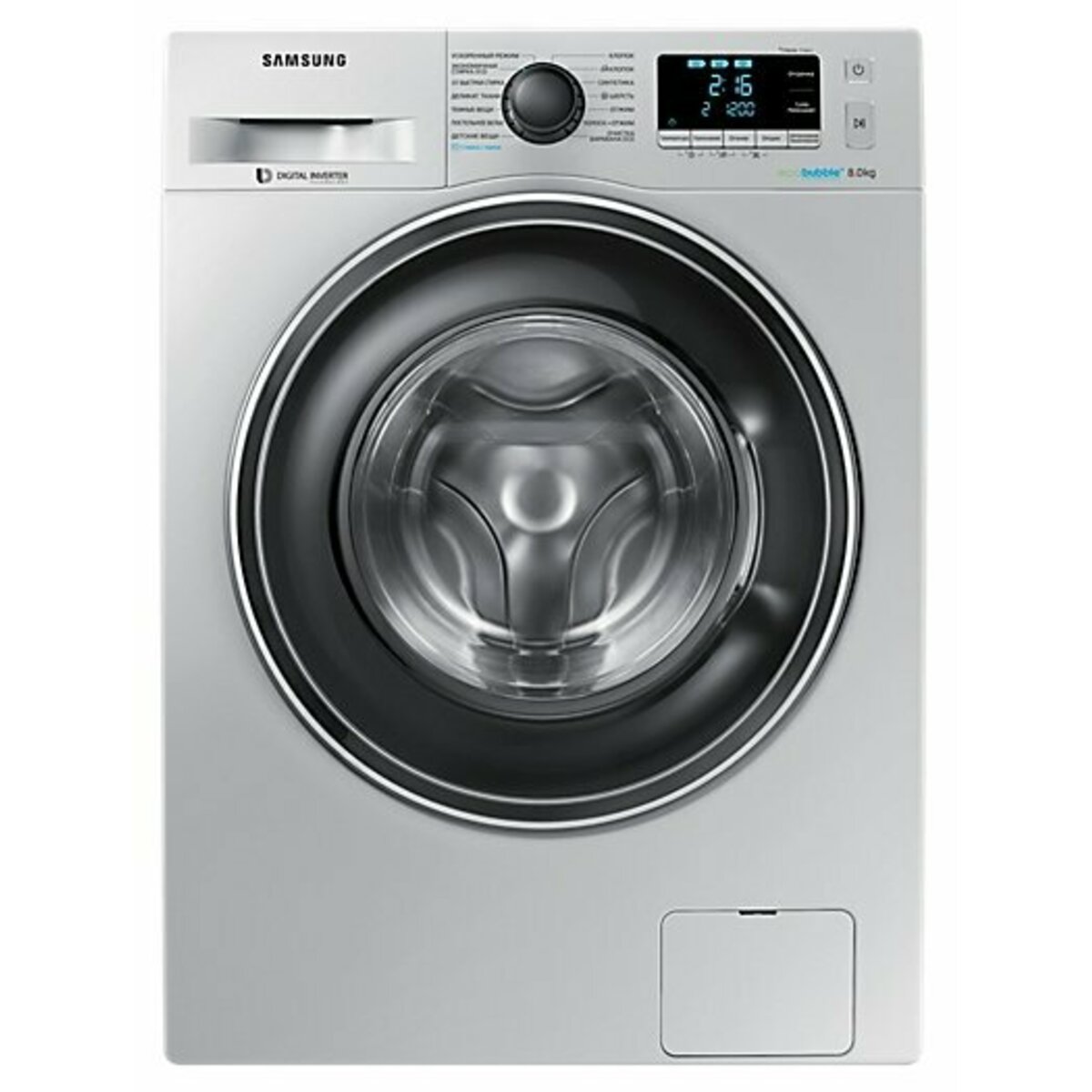 Стиральная машина Samsung WW80K62E07S / DLP (Цвет: Silver)