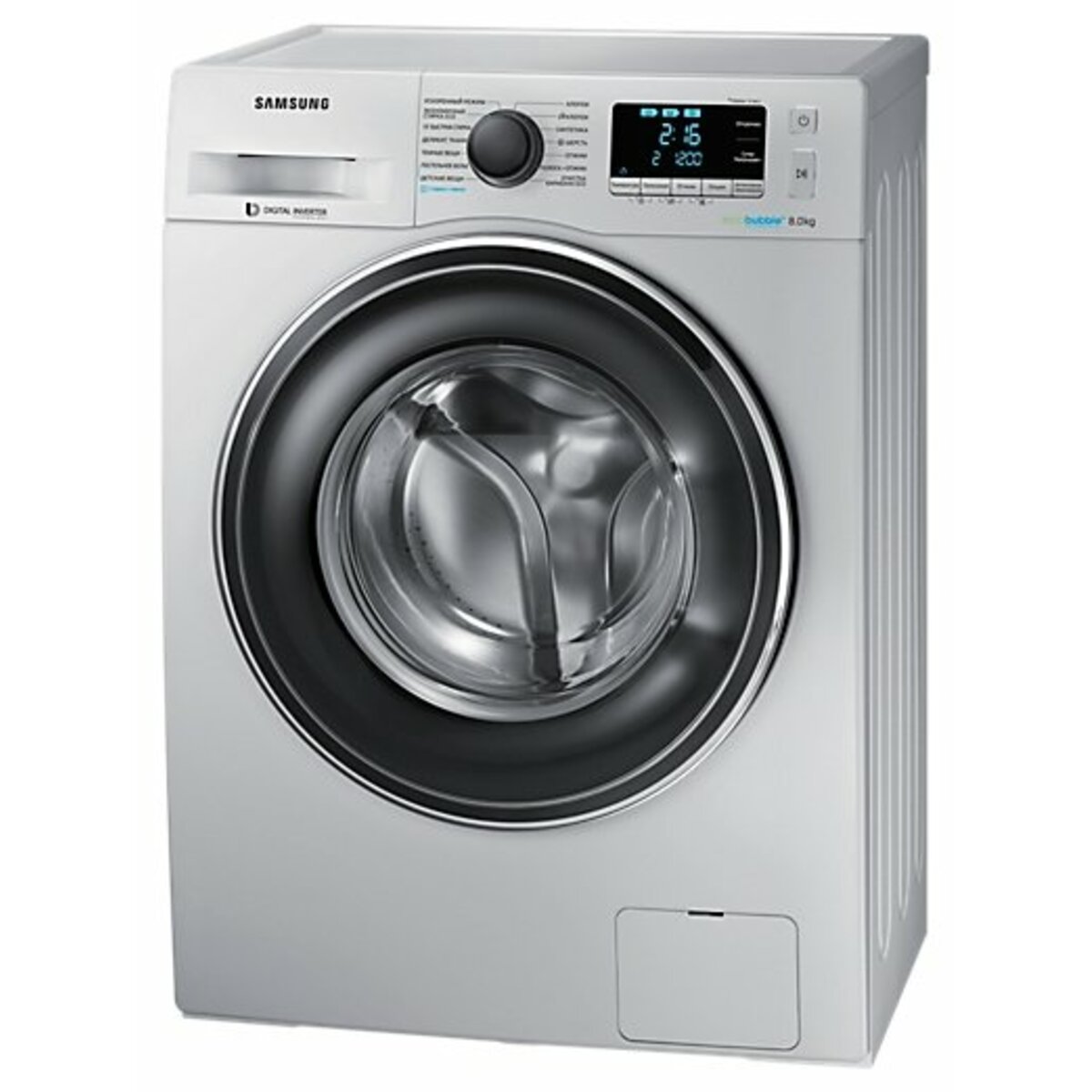 Стиральная машина Samsung WW80K62E07S / DLP (Цвет: Silver)
