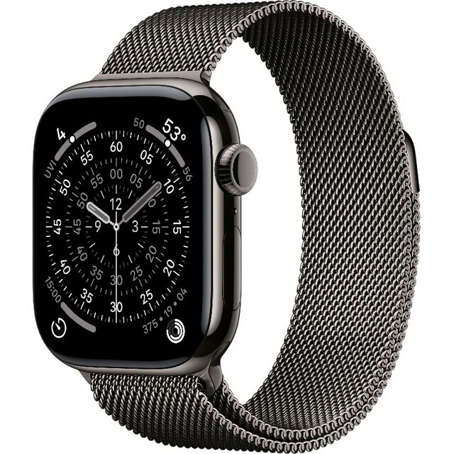 Умные часы Apple Watch Series 11 42mm Titanium Case with Milanese Loop (Цвет: Slate)