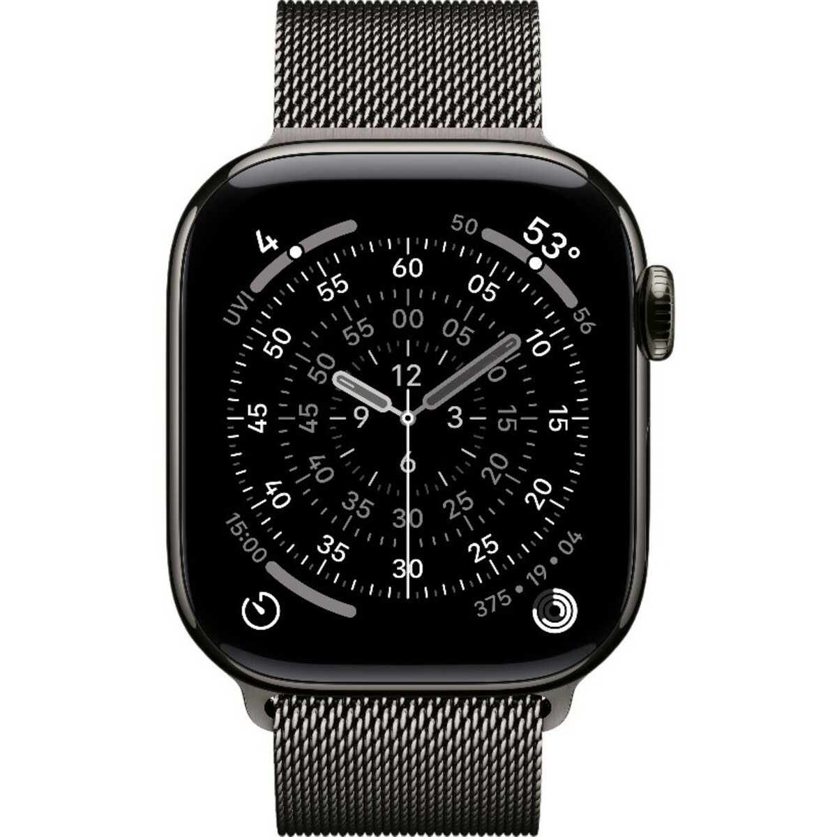 Умные часы Apple Watch Series 11 42mm Titanium Case with Milanese Loop (Цвет: Slate)