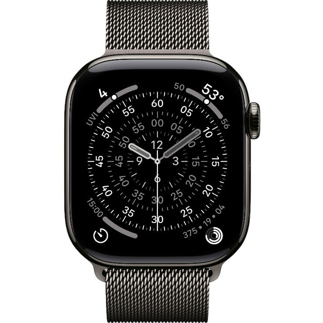 Умные часы Apple Watch Series 11 42mm Titanium Case with Milanese Loop (Цвет: Slate)