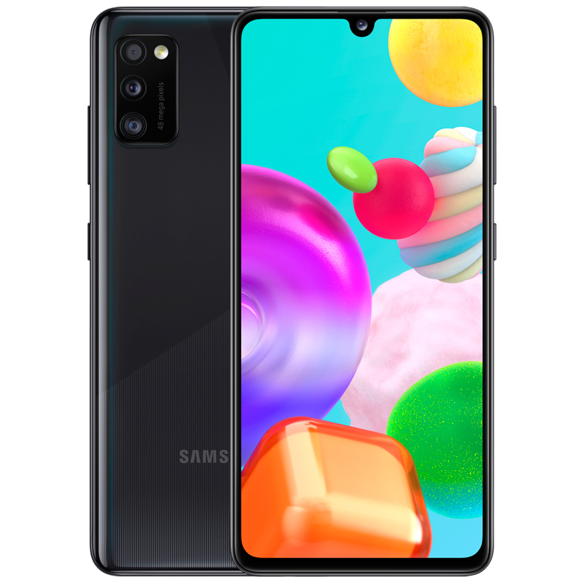 Смартфон Samsung Galaxy A41 SM-A415F/DSM 4/64Gb (NFC) (Цвет: Prism Crush Black)