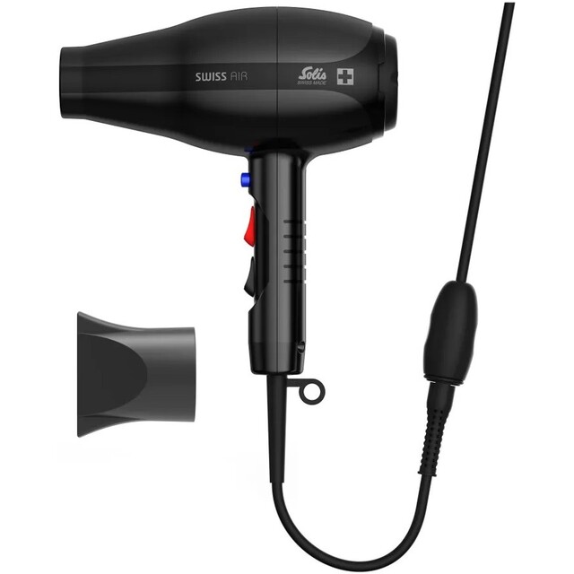 Фен Solis Swiss Air Black 360&deg; (Цвет: Black)
