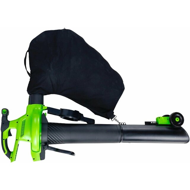 Воздуходувка-пылесос Greenworks GD40BVII (Цвет: Green / Black)