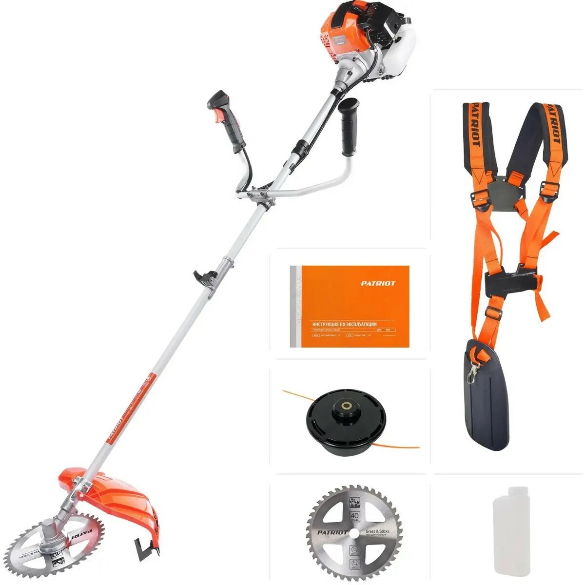 Триммер бензиновый Patriot PT 542 (Цвет: Orange)