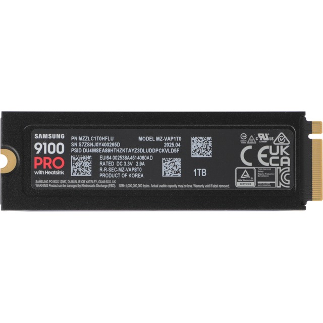 Накопитель SSD Samsung PCIe 5.0 x4 1TB MZ-VAP1T0CW Накопитель SSD Samsung PCIe 5.0 x4 1TB MZ-VAP1T0CW