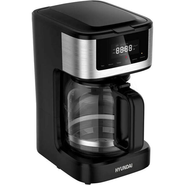 Кофеварка капельная Hyundai HYD-1212 (Цвет: Black / Silver)