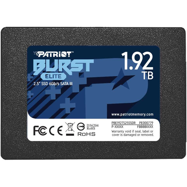 Накопитель SSD Patriot SATA III 1920Gb PBE192TS25SSDR Накопитель SSD Patriot SATA III 1920Gb PBE192TS25SSDR