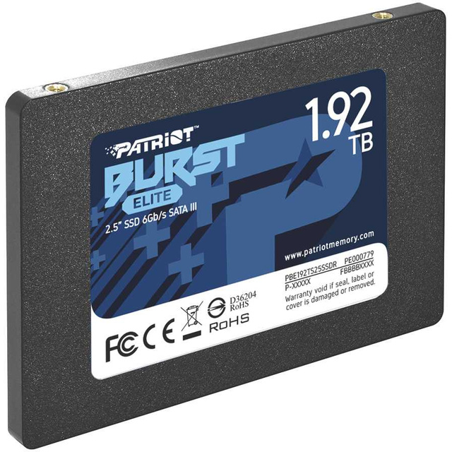 Накопитель SSD Patriot SATA III 1920Gb PBE192TS25SSDR Накопитель SSD Patriot SATA III 1920Gb PBE192TS25SSDR