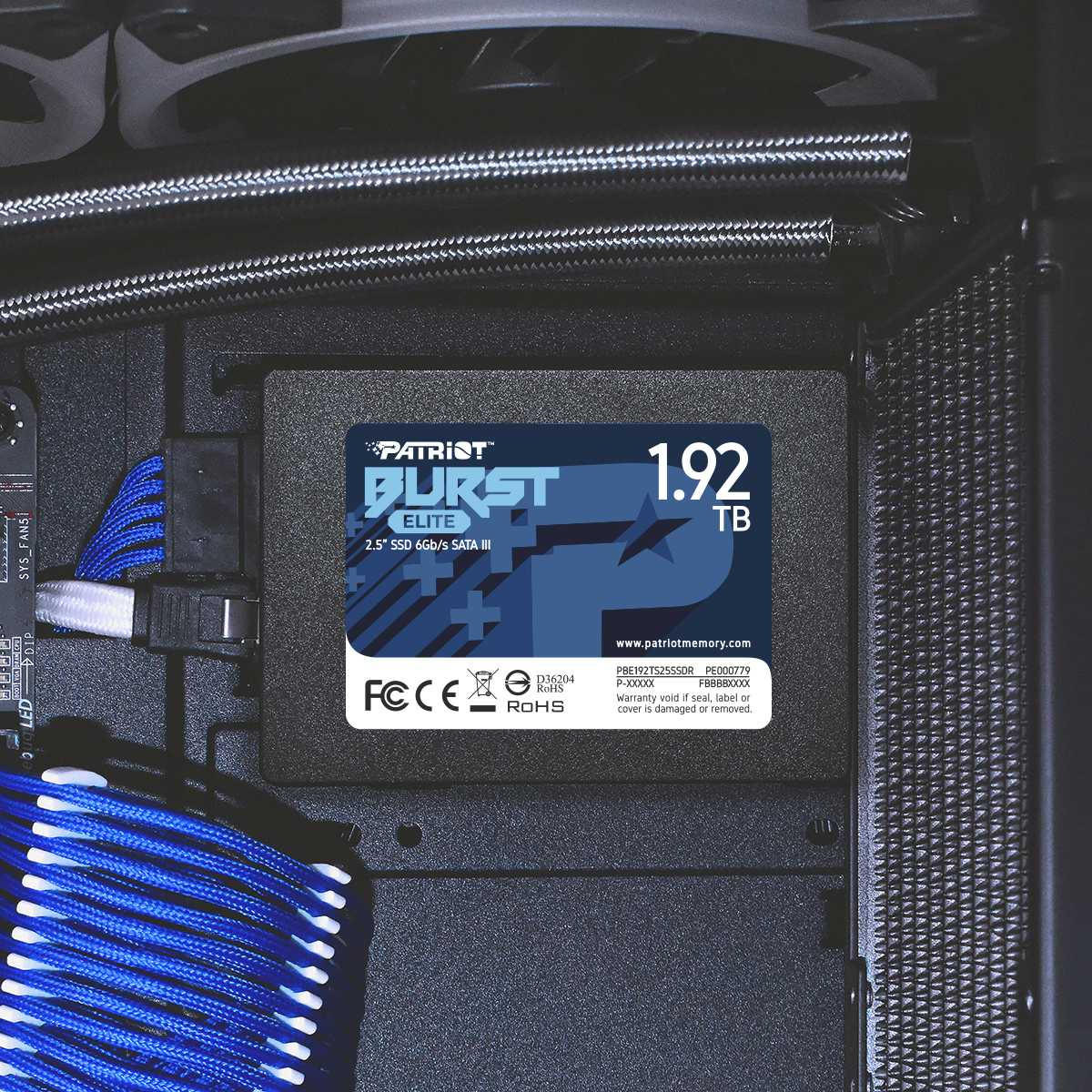 Накопитель SSD Patriot SATA III 1920Gb PBE192TS25SSDR