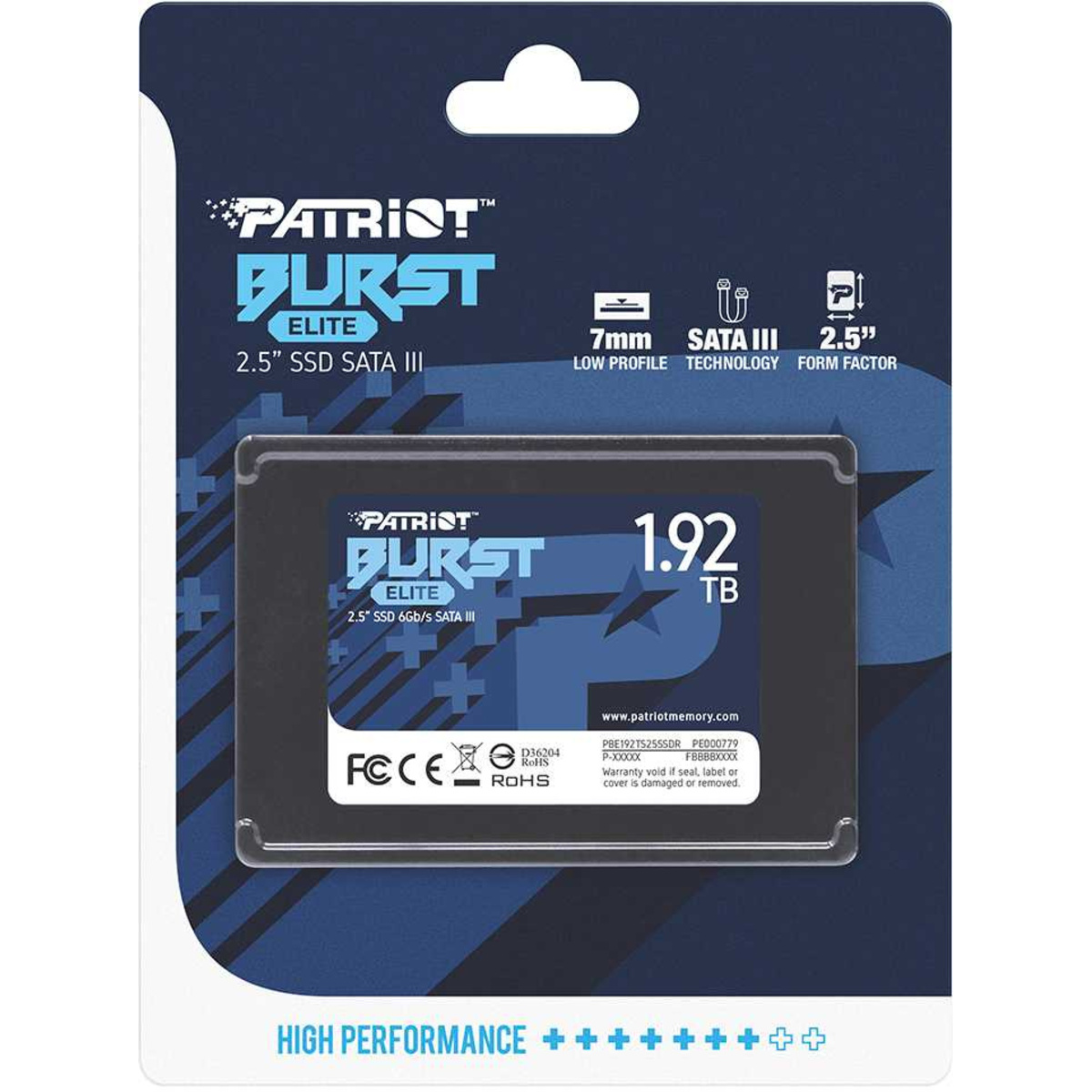 Накопитель SSD Patriot SATA III 1920Gb PBE192TS25SSDR