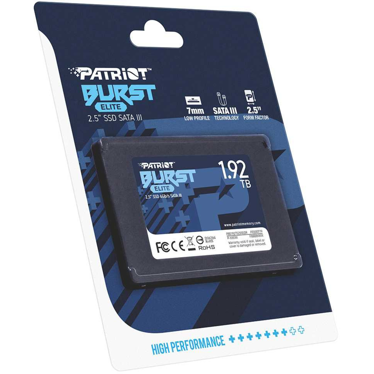 Накопитель SSD Patriot SATA III 1920Gb PBE192TS25SSDR