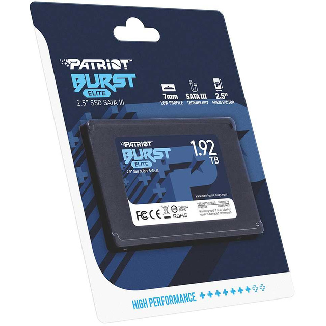 Накопитель SSD Patriot SATA III 1920Gb PBE192TS25SSDR Накопитель SSD Patriot SATA III 1920Gb PBE192TS25SSDR