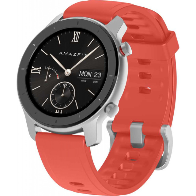 Умные часы Amazfit GTR 42мм (Цвет: Coral Red)