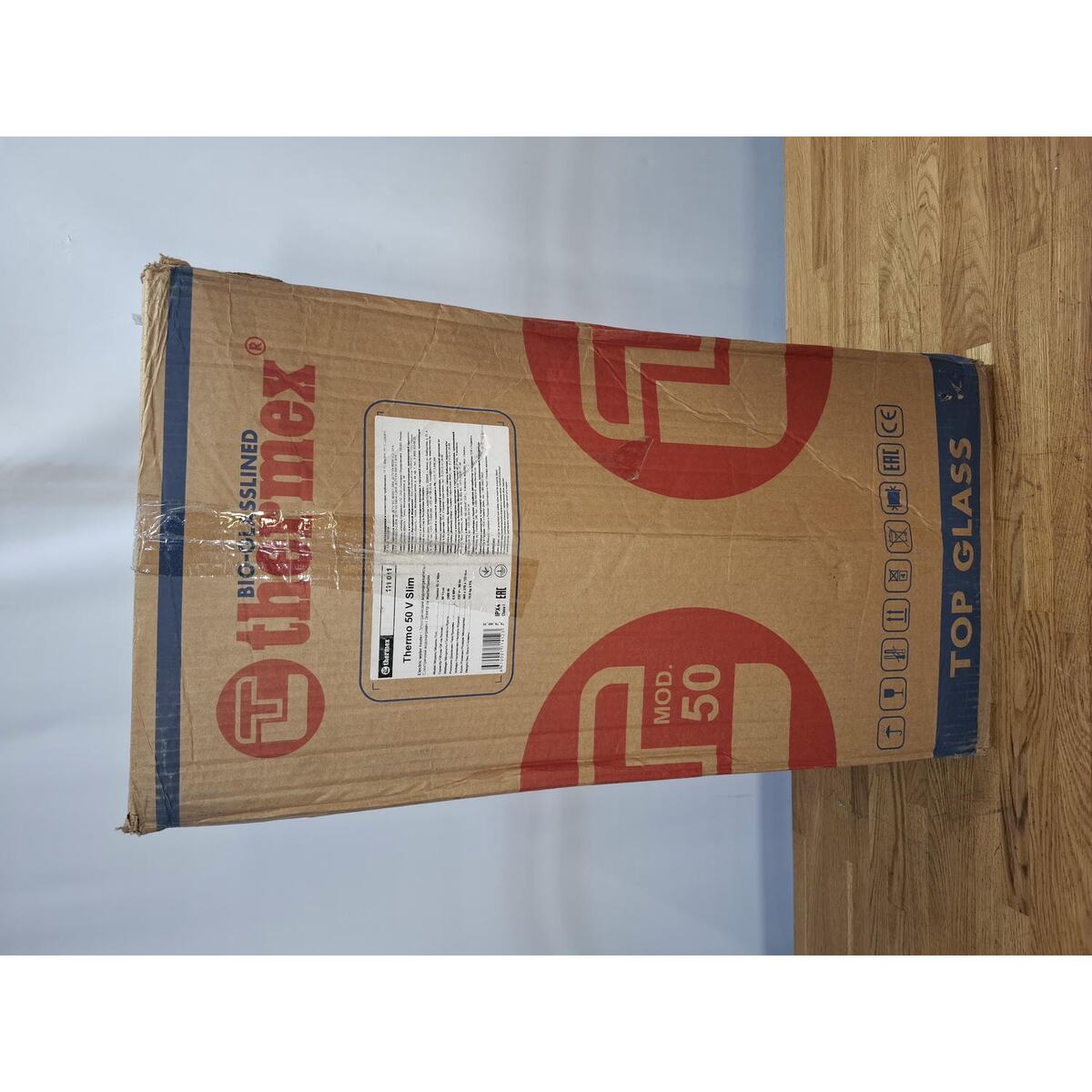 Водонагреватель Thermex Thermo 50 V Slim, белый