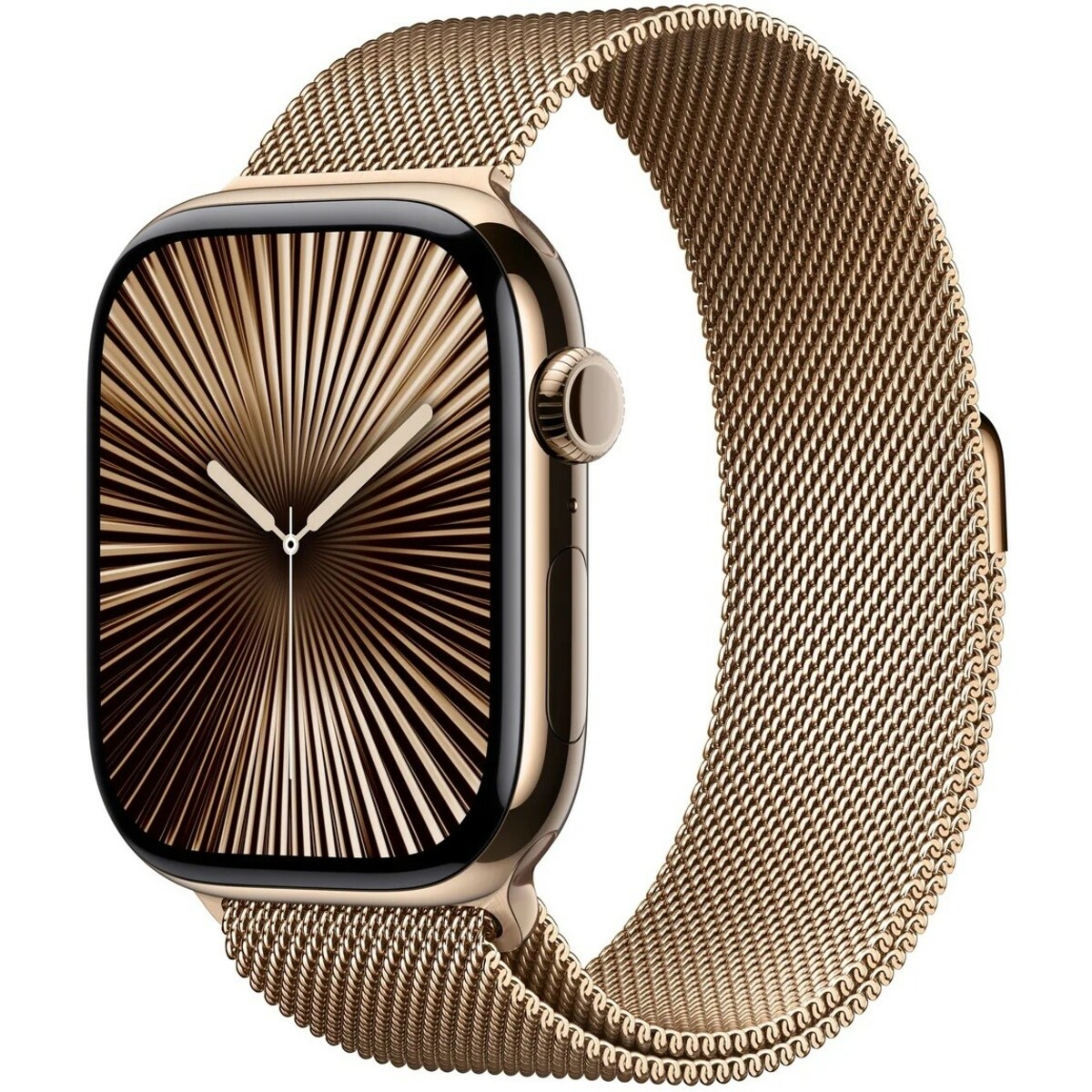 Умные часы Apple Watch Series 10 46mm Titanium Case with Milanese Loop M/L (Цвет: Gold)