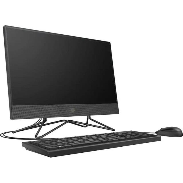 Моноблок HP 200 G4 (Intel Core i5 1235U 1.3Ghz/16Gb DDR4/SSD 512Gb/Intel Iris Xe/21.5 /IPS/FHD (1920x1080)/FreeDOS/keyboard+mouse/black/WiFi/BT/Cam)