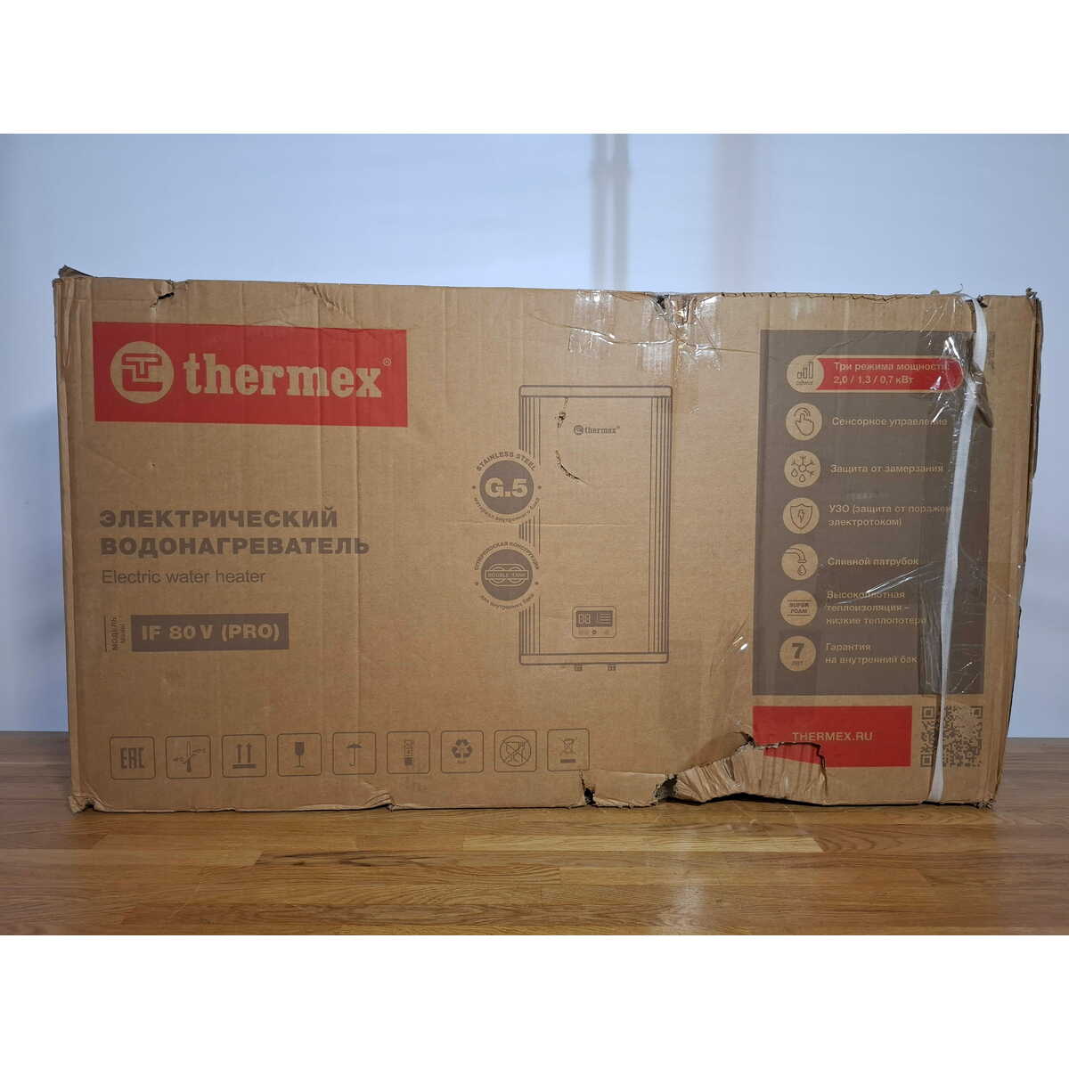 Водонагреватель Thermex IF 80 V (pro), белый