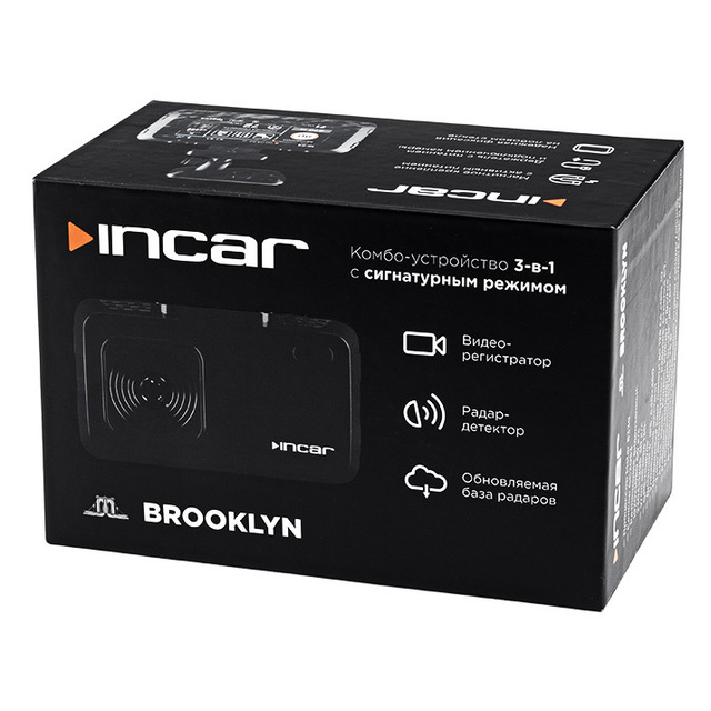 Видеорегистратор с радар-детектором Incar SDR-170 Brooklyn (Цвет: Black)