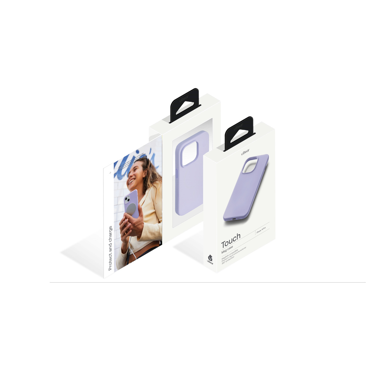 Чехол-накладка uBear Touch Mag Case для смартфона Apple iPhone 14 Pro (Цвет: Purple)