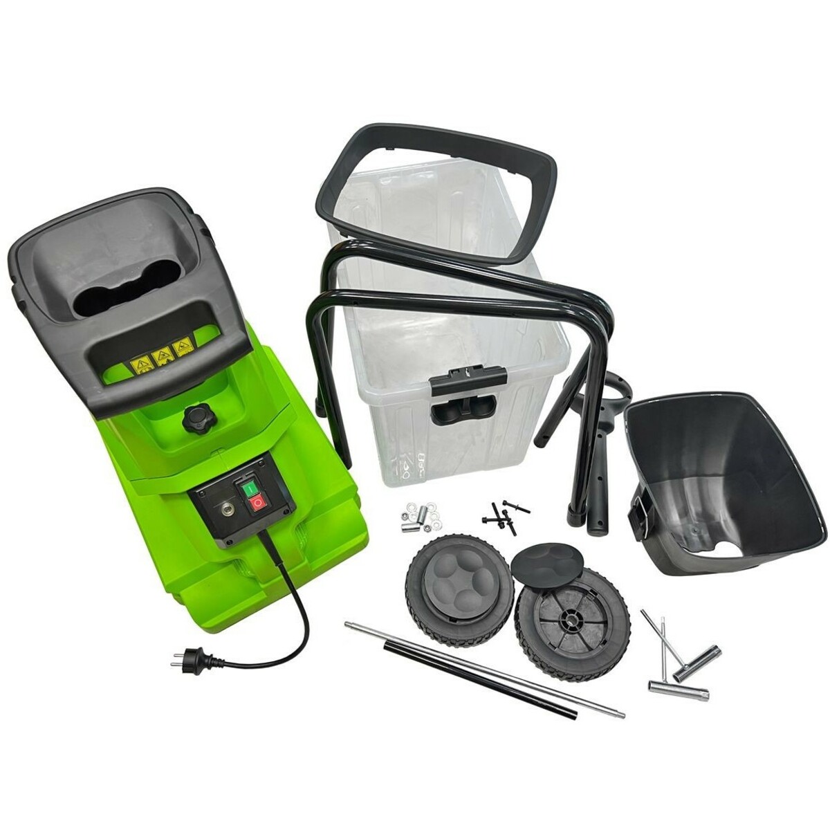 Садовый измельчитель Greenworks GACSB (Цвет: Green)