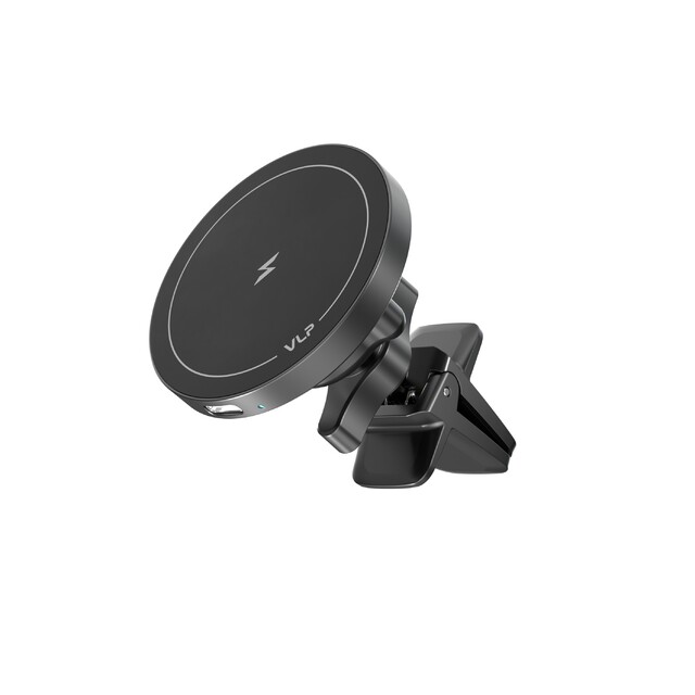 Автомобильный держатель VLP LITE Snap Charge Qi2, MagSafe, черный