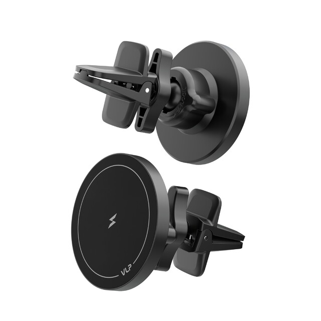 Автомобильный держатель VLP LITE Snap Charge Qi2, MagSafe, черный