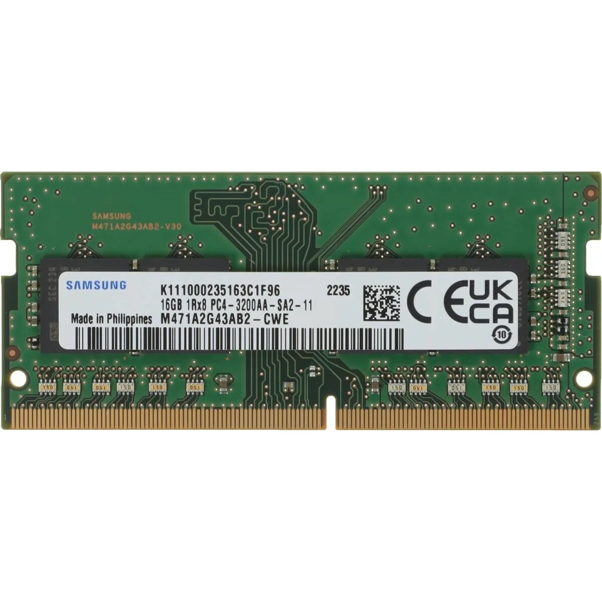 Память DDR4 16Gb 3200MHz Samsung M471A2G43AB2-CWE