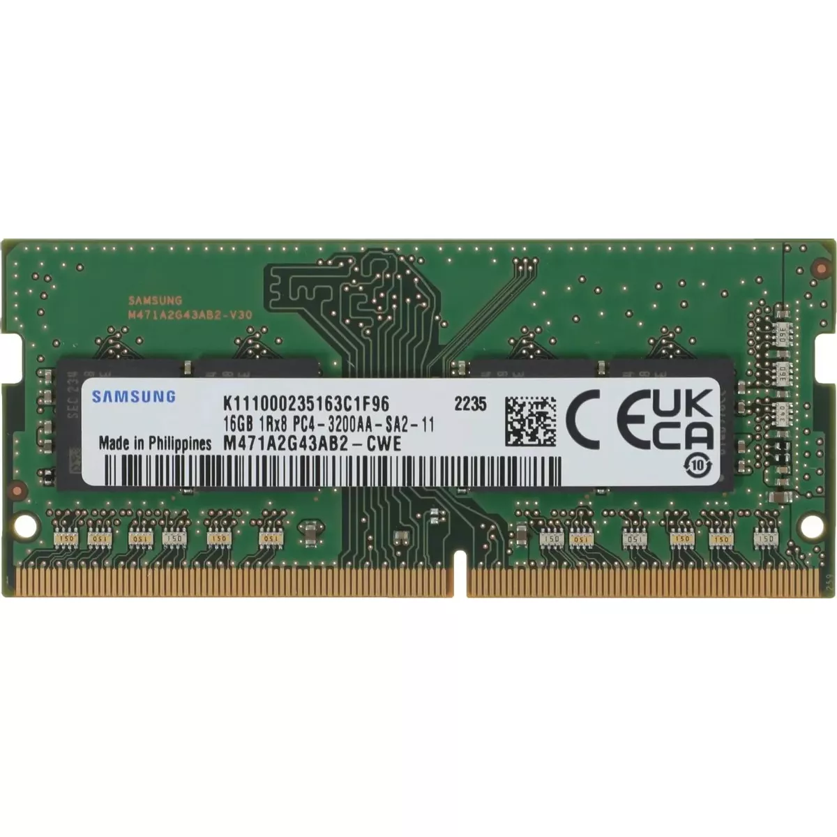 Память DDR4 16Gb 3200MHz Samsung M471A2G43AB2-CWE