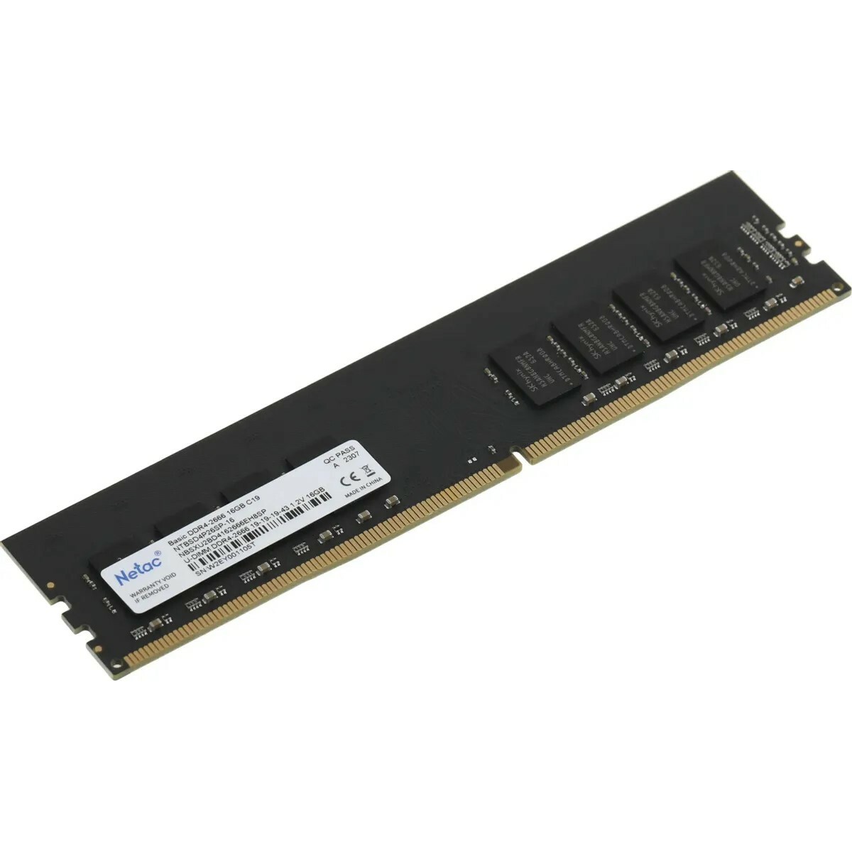 Память DDR4 16Gb 2666Mhz NTBSD4P26SP-16 Netac