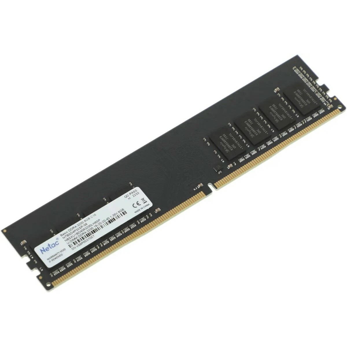 Память DDR4 8Gb 3200Mhz NTBSD4P32SP-08 Netac