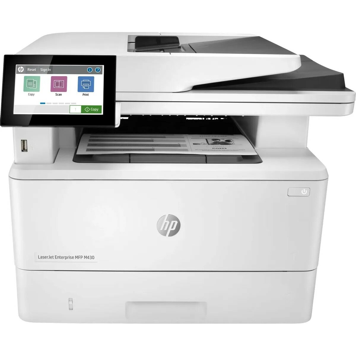 МФУ лазерный HP LaserJet Pro M430f (3PZ55A), белый