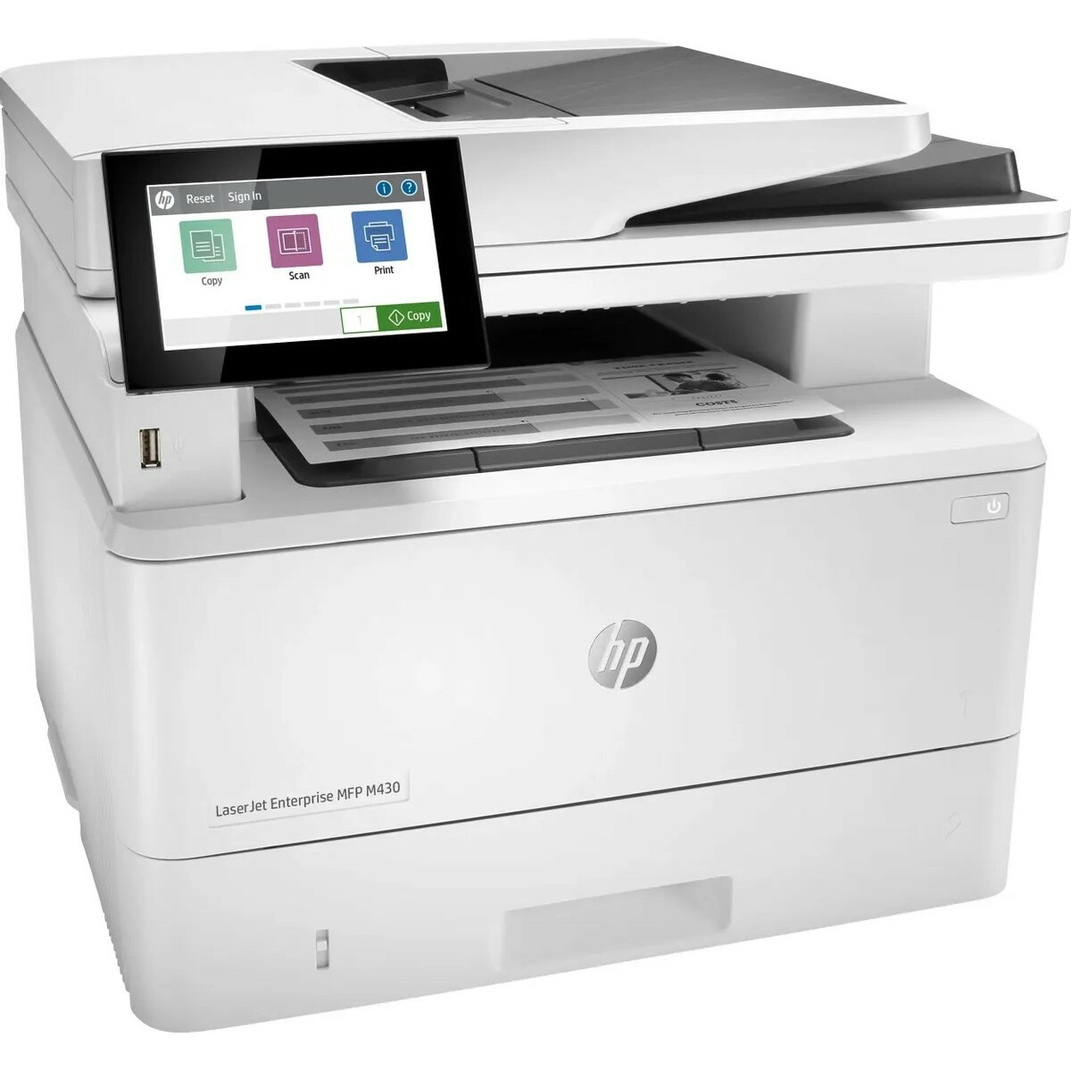МФУ лазерный HP LaserJet Pro M430f (3PZ55A), белый