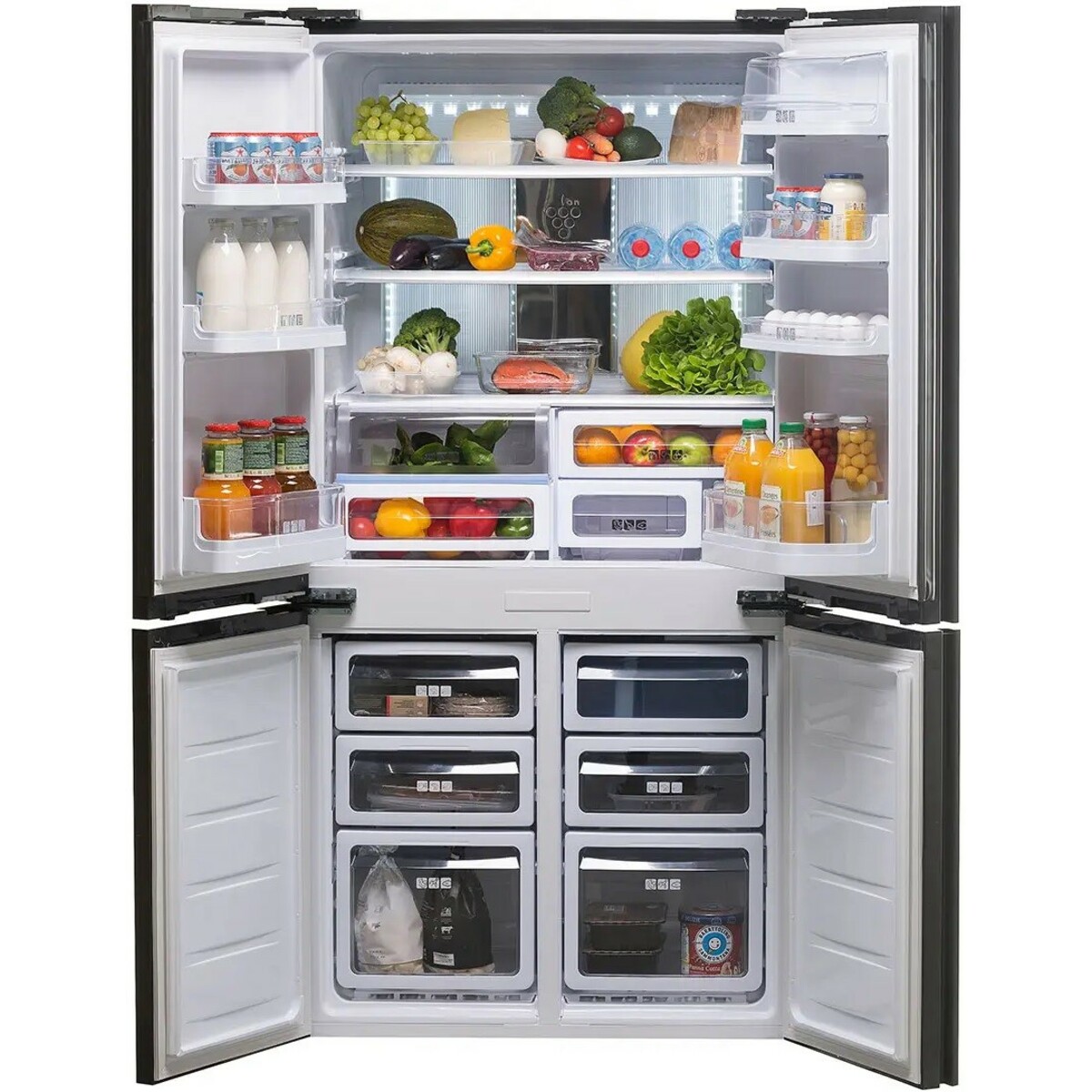 Холодильник Sharp SJFS97VBK, черный