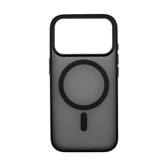 Чехол-накладка Comma Joy Elegant Magnetic Anti-Shock Case(Built-In Touch) для iPhone 17 Pro (Цвет: Black)