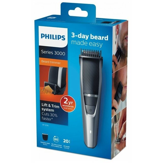 Триммер для волос Philips BT3216/14 (Цвет: Silver)