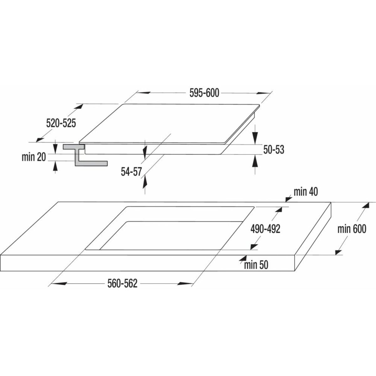 Варочная панель Gorenje ECT644BCSC, черный