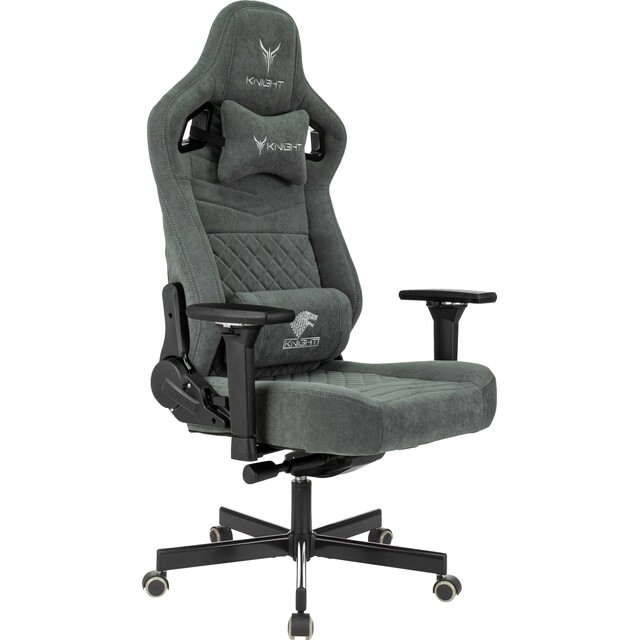 Кресло игровое Knight Hunter (Цвет: Gray) Кресло игровое Knight Hunter (Цвет: Gray)