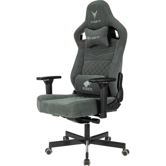 Кресло игровое Knight Hunter (Цвет: Gray) Кресло игровое Knight Hunter (Цвет: Gray)