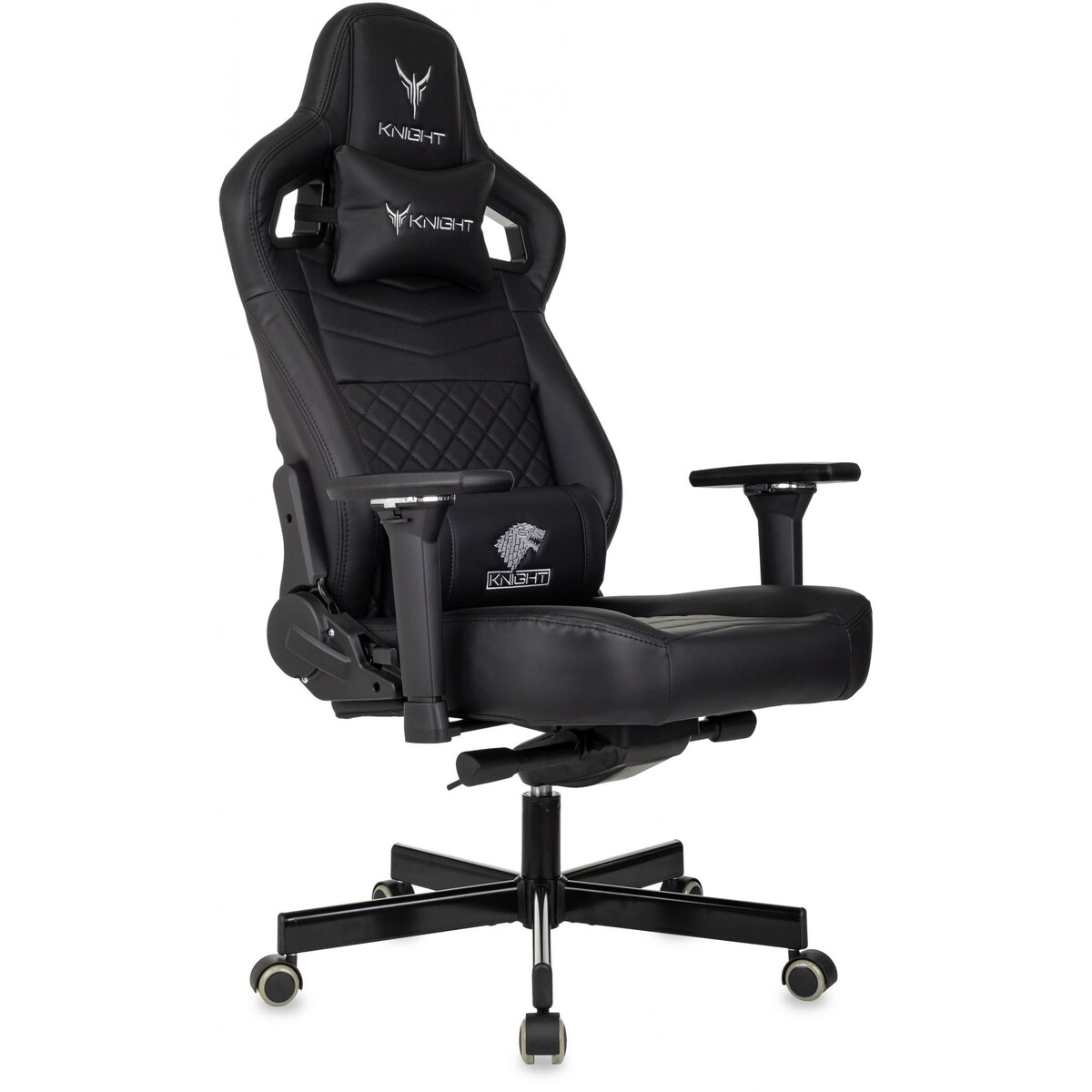 Кресло игровое Knight Hunter, черный 