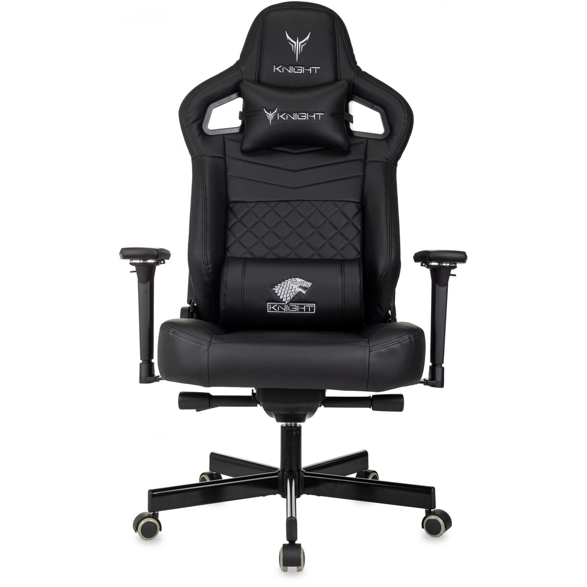 Кресло игровое Knight Hunter, черный 